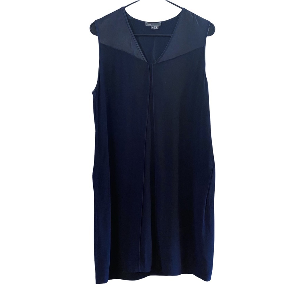 Vince. Night Out Midnight Blue Shift Dress - Picture 4 of 8